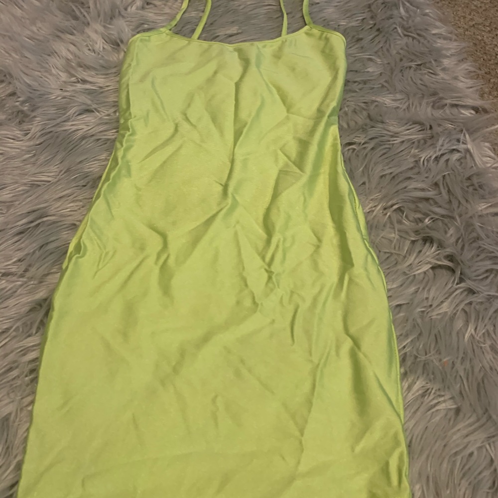 Neon mini dress
